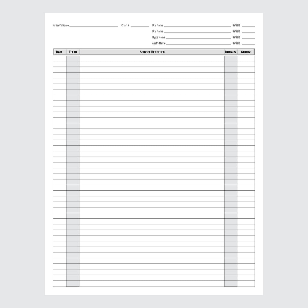 Form 102-LDLF-1 - Examination Chart