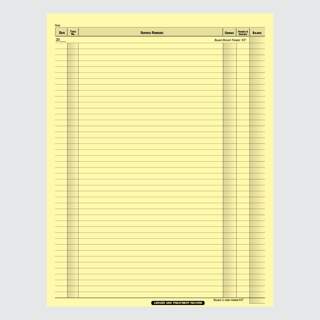 Form 104-2Y - Ledger and Treatment Record