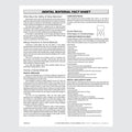 Form 700-1648 Dental Material Fact Sheet